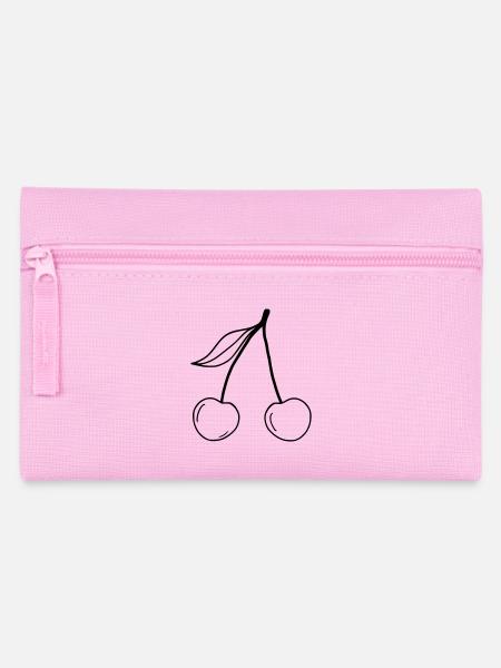 Kirschen - Federtasche - Rosa