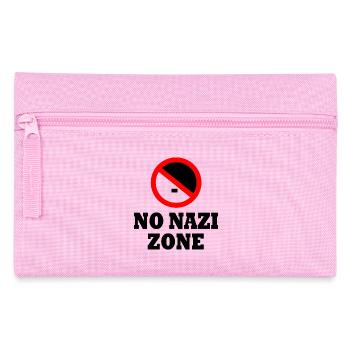 Contre la droite - pas de zone nazie - Trousse - rose - Devant