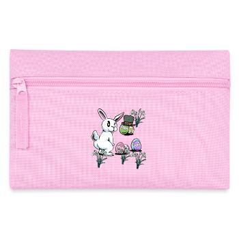Schlappohr Kind Ostern Eier Hut Nager Kaninchen - Federtasche - Rosa - Vorne