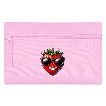 Fraise avec lunettes de soleil - Trousse - rose - Devant