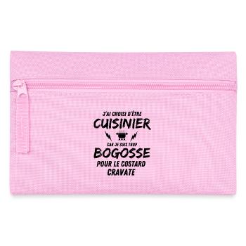 BOGOSSE CUISINIER - Trousse - rose - Devant