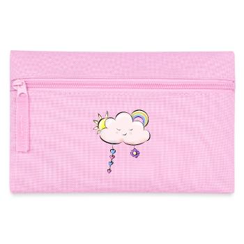 pink clouds - Pencil Case - pink - Front