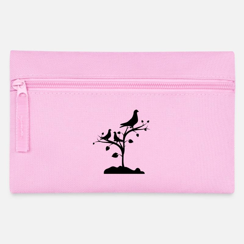 Doves - Pencil Case - pink