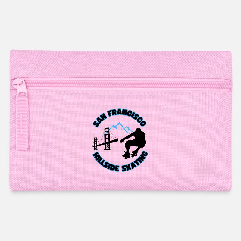 HILLSIDE SKATING - Federtasche - Rosa