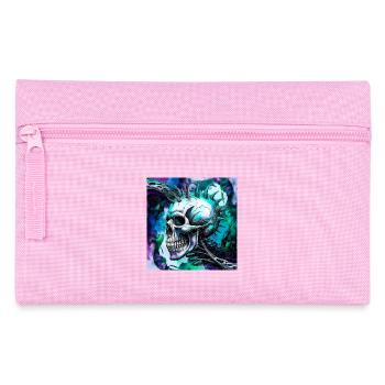 Punk Skull - Pencil Case - pink - Front