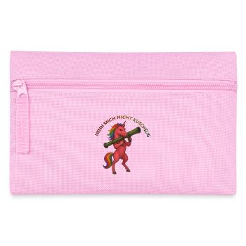 Nicht Kuschelig - Federtasche - Rosa - Vorne
