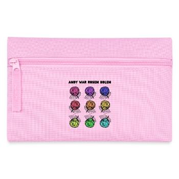 Andy war Rosen holen - Federtasche - Rosa - Vorne