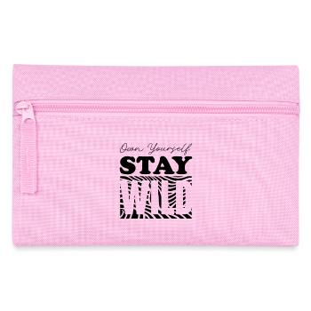 Possédez-vous et restez sauvage - Trousse - rose - Devant