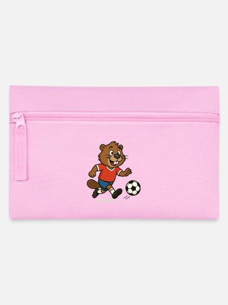 biber-fussball - Federtasche - Rosa