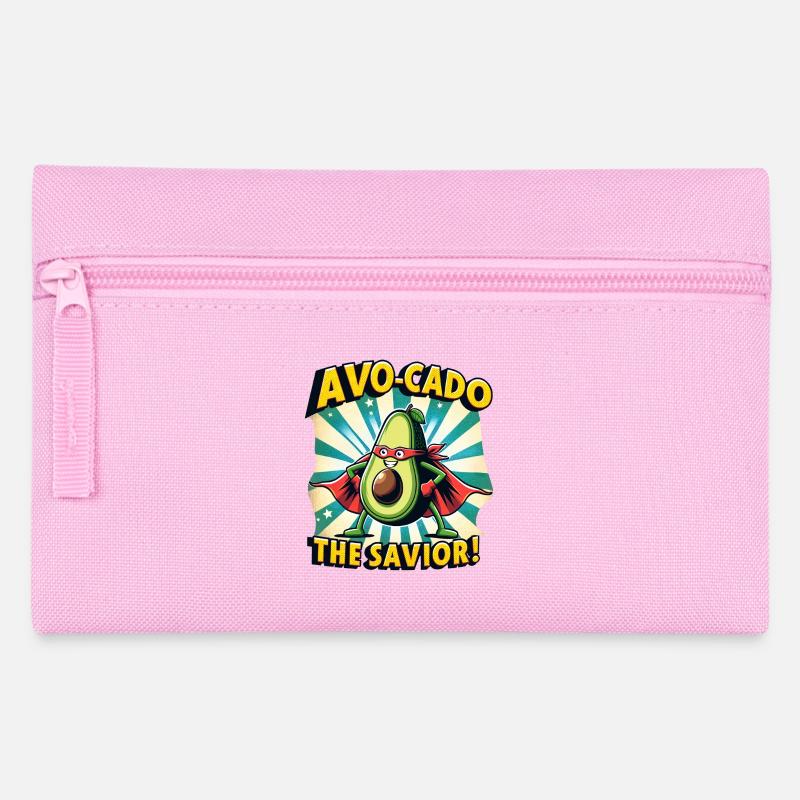 Avo-Cado the Savior - Pencil Case - pink