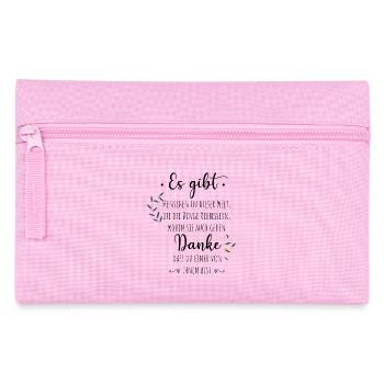 Cadeau d’adieu collègue employé merci - Trousse - rose - Devant