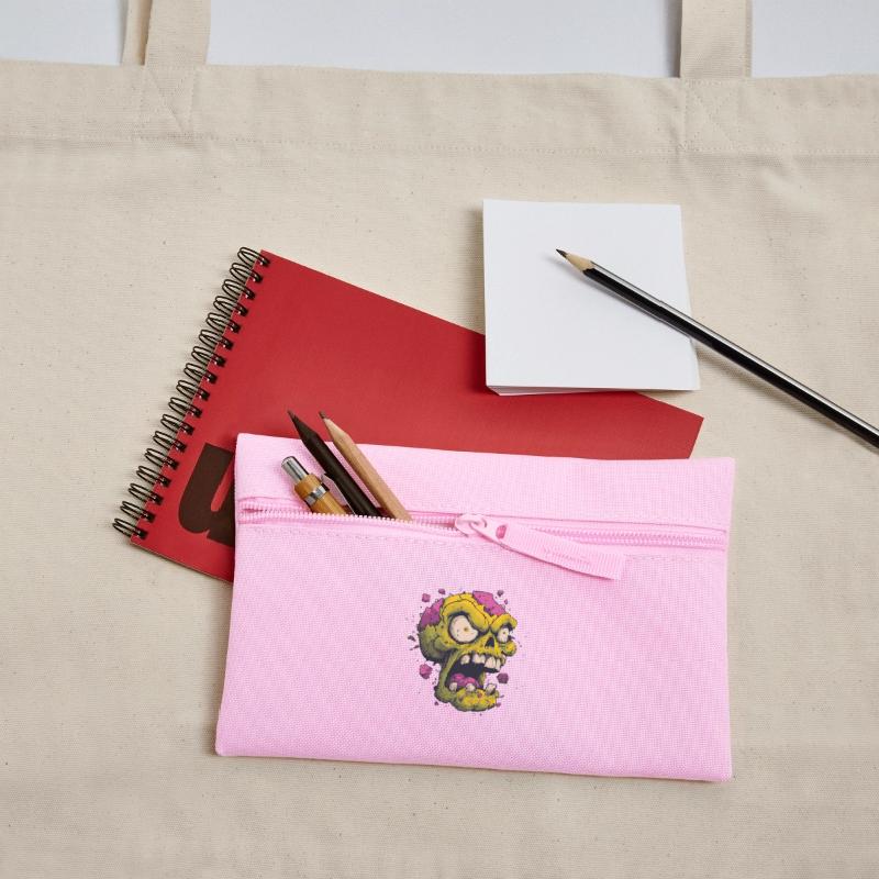 Exploding Skull – Comic Horror Motif Pencil Case