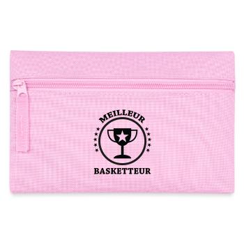 Best Basketball Player - Pencil Case - pink - Front