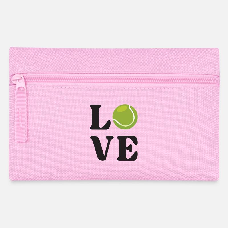 Tennisliebhaber - Federtasche - Rosa