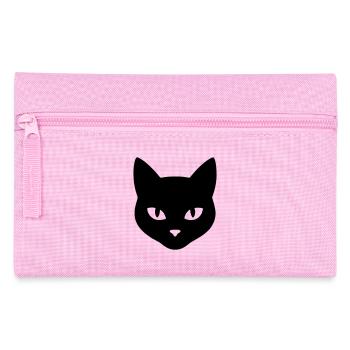 Tête_de_chat - Pencil Case - pink - Front