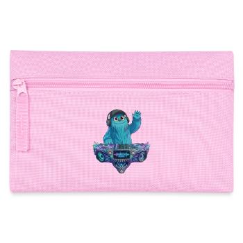 DJ Fluffo - Monster Beats - Fluffonster Design - Federtasche - Rosa - Vorne