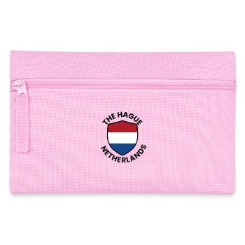 Der Haager Schild Niederlande - Federtasche - Rosa - Vorne