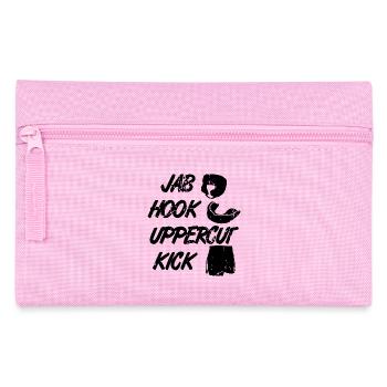 Kickboxer Techniques - Pencil Case - pink - Front