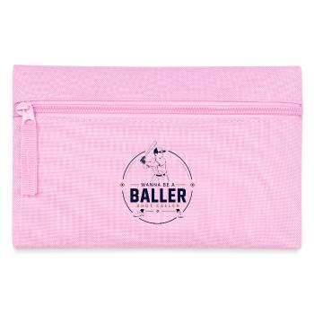 Baseball Baller: Retro Sports Style - Pencil Case - pink - Front