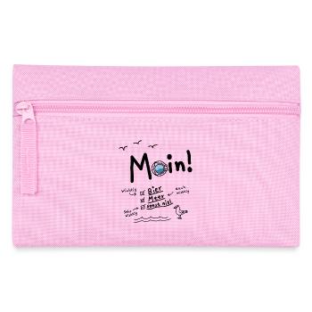 Moin Meer Bier Urlaub - Federtasche - Rosa - Vorne