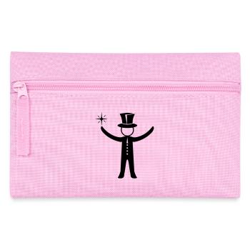 Magier Zauberer - Federtasche - Rosa - Vorne