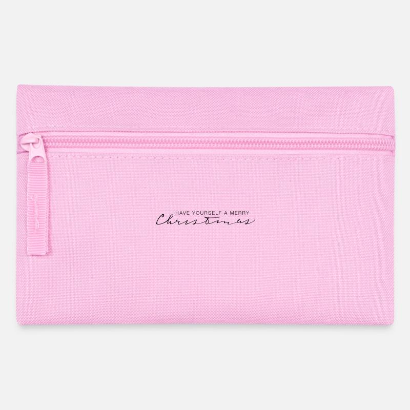 Have yourself a merry Christmas - Federtasche - Rosa