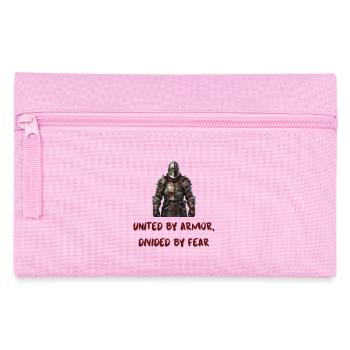United by Armor, Divided by Fear - Pencil Case - pink - Front