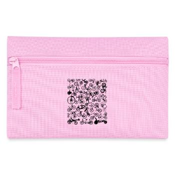 Fahrrad muster rad - Federtasche - Rosa - Vorne