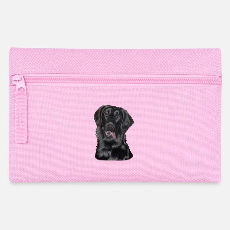 flach beschichtete Retriever-Pastelle - Federtasche - Rosa