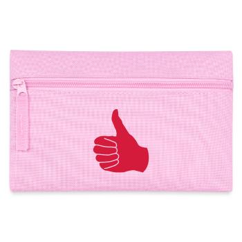 daumen hoch - Federtasche - Rosa - Vorne