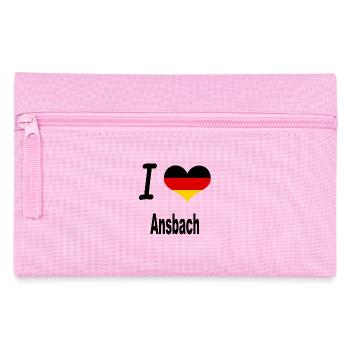 I Love Germany Home Ansbach - Federtasche - Rosa - Vorne
