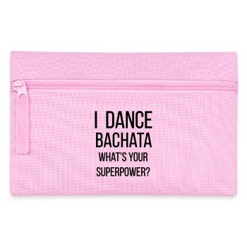 bachata superpower - Pencil Case - pink - Front