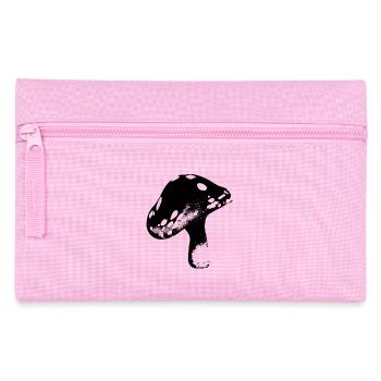 Flying - Mushroom Nature Logo Design - Pencil Case - pink - Front