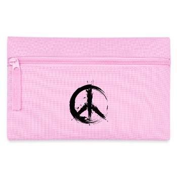 Symbole de la paix hippie amour de la paix paix hippie - Trousse - rose - Devant