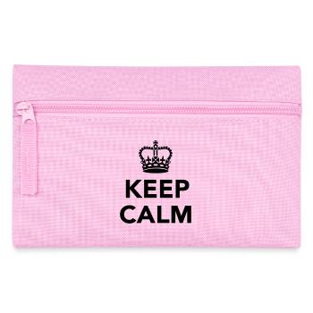 Keep calm - Federtasche - Rosa - Vorne