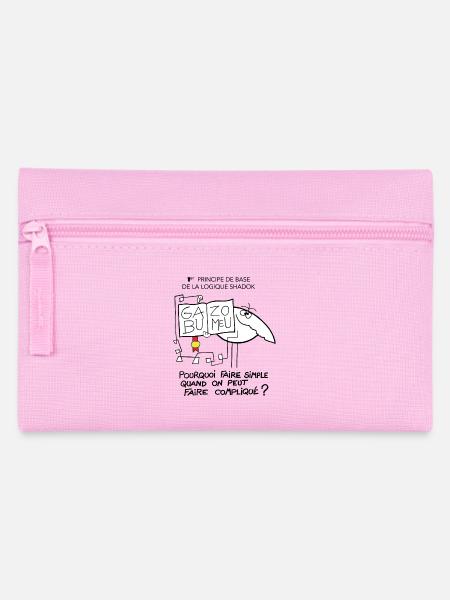 Prinzip Shadok - Federtasche - Rosa