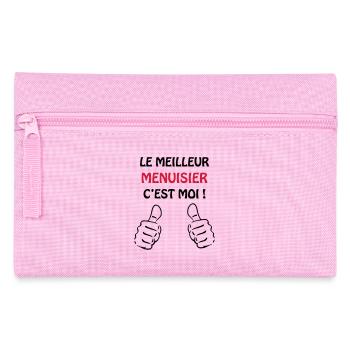 Menuisier / Menuiserie / Bois / Charpentier - Pencil Case - pink - Front