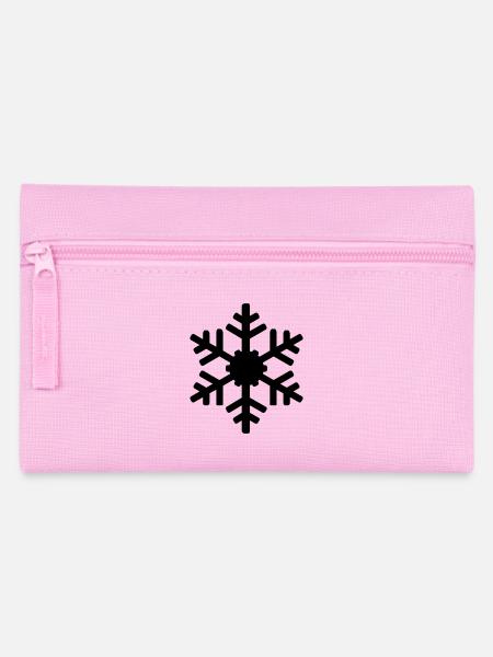schneeflocke - Federtasche - Rosa