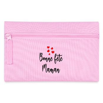 HAPPY MOTHER'S DAY. mom. MOTHER'S DAY. I love you - Pencil Case - pink - Front