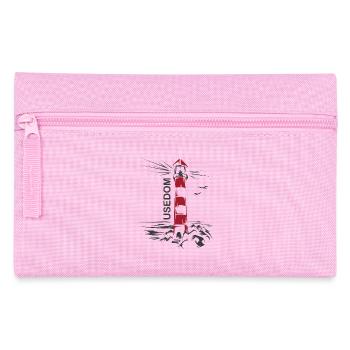 Lighthouse Lake Usedom Holiday red white sea Baltic Sea - Pencil Case - pink - Front