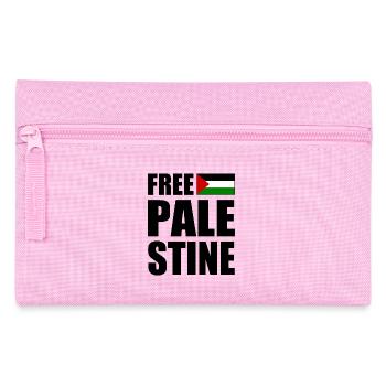 Free palestine - Pencil Case - pink - Front