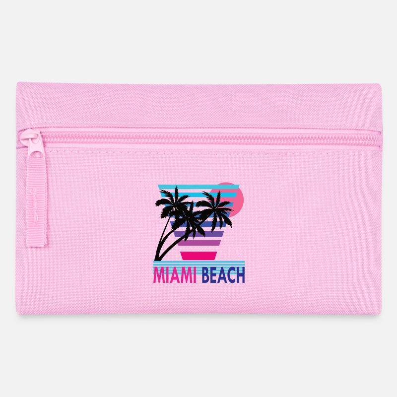 MIAMI BEACH - Federtasche - Rosa