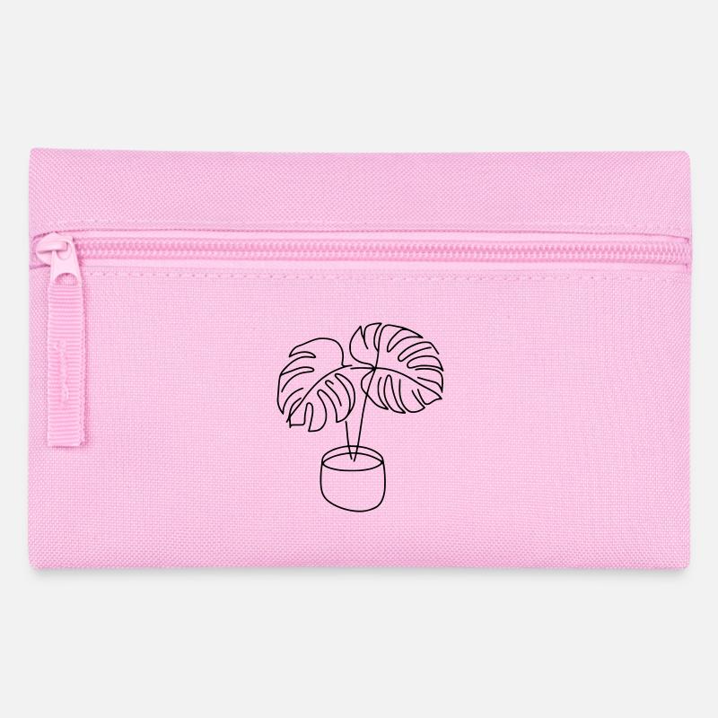 Monstera - Pencil Case - pink