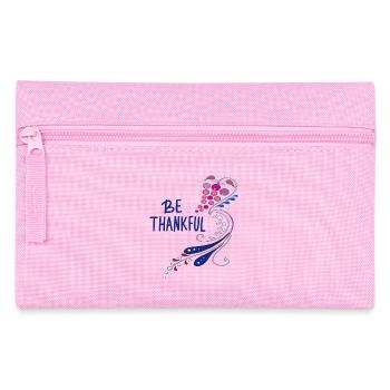 be thankful - Pencil Case - pink - Front