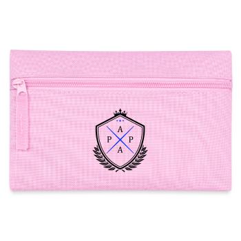 papa wappen dad - Federtasche - Rosa - Vorne
