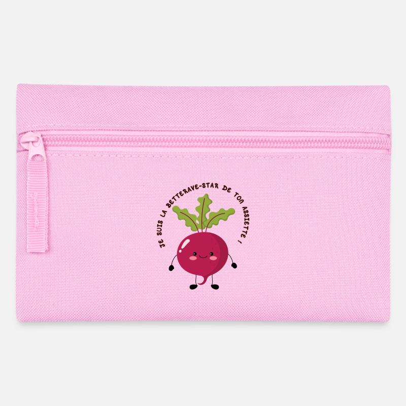 Ich bin der Star der Roten Bete auf deinem Teller! - Federtasche - Rosa