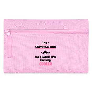 Ich bin eine Schwimm Mama - Federtasche - Rosa - Vorne