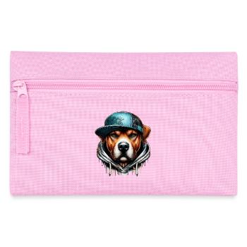 Hund - Federtasche - Rosa - Vorne