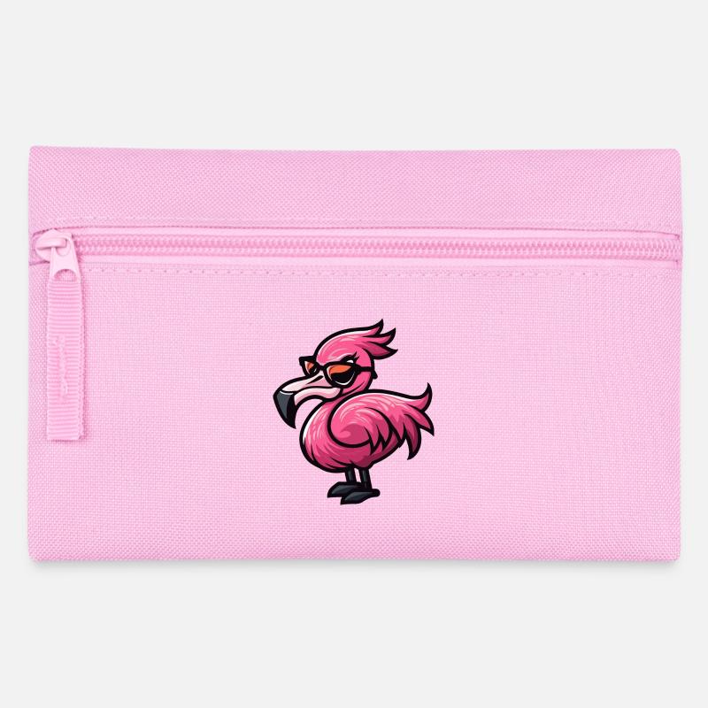 Flamingo Comic Cool - Pencil Case - pink