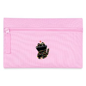 Lumières de Noël Chat - Trousse - rose - Devant